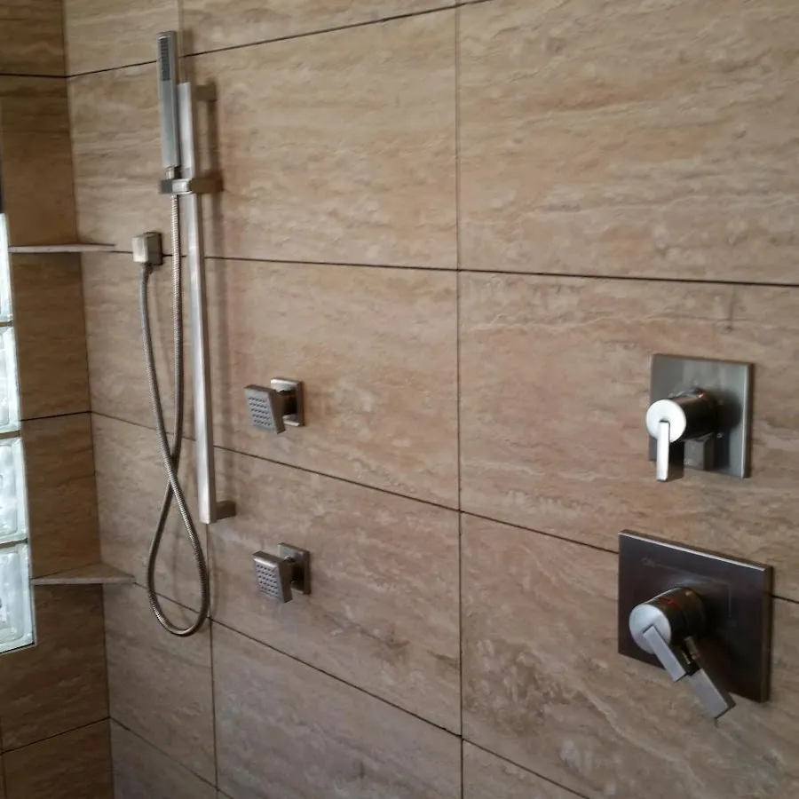 Shower fixture installation for Water Heater Replacement in Bergenfield